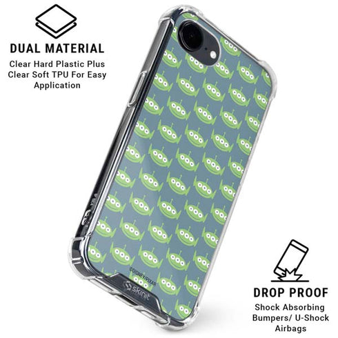 Disney Toy Story Alien Pattern iPhone 16e Clear Case